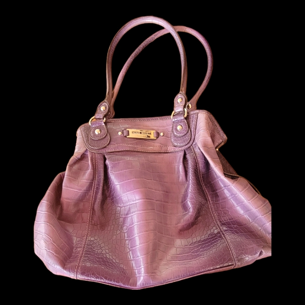 Nine West purple leather purse